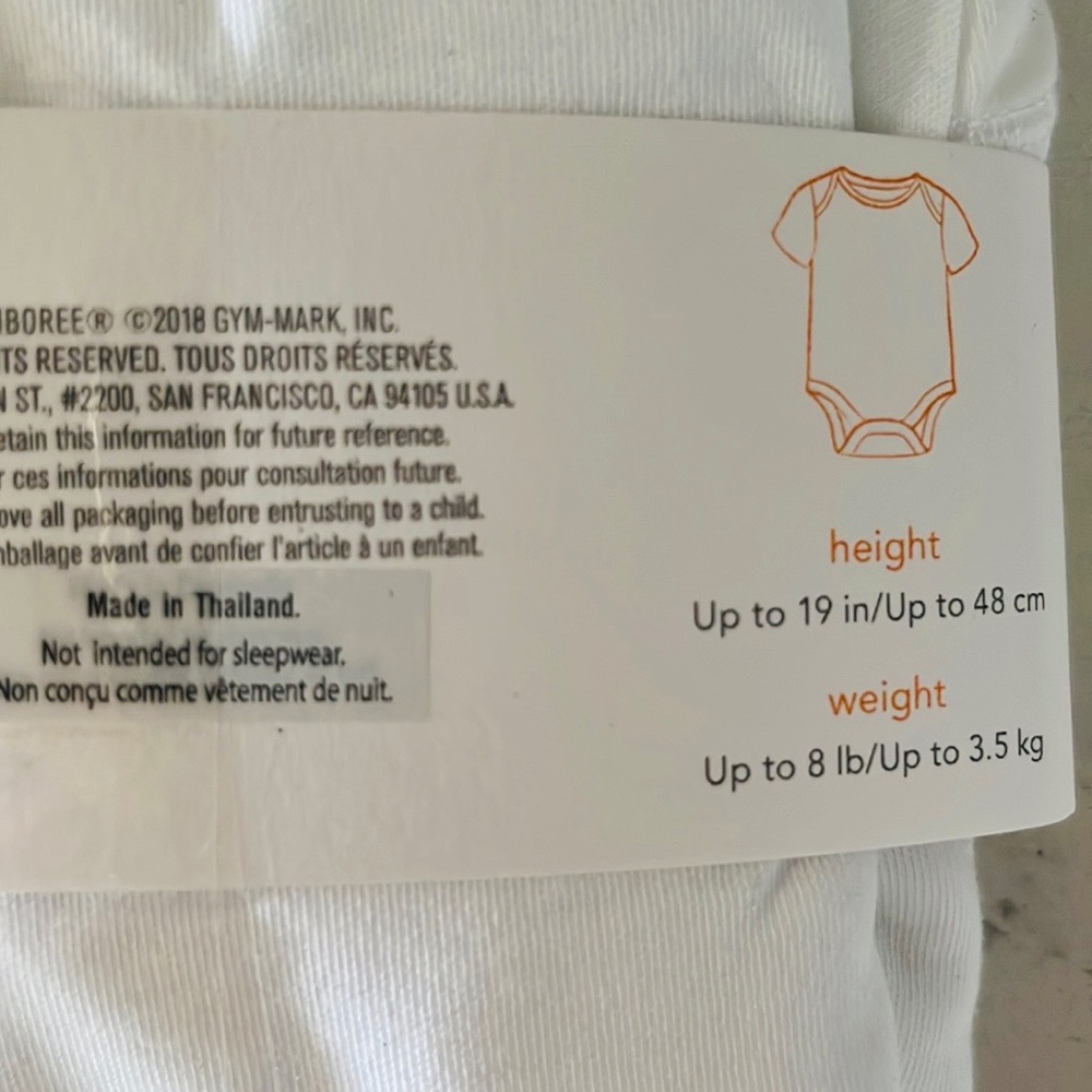 Gymboree set of three baby’s onesies - Picture 6 of 7